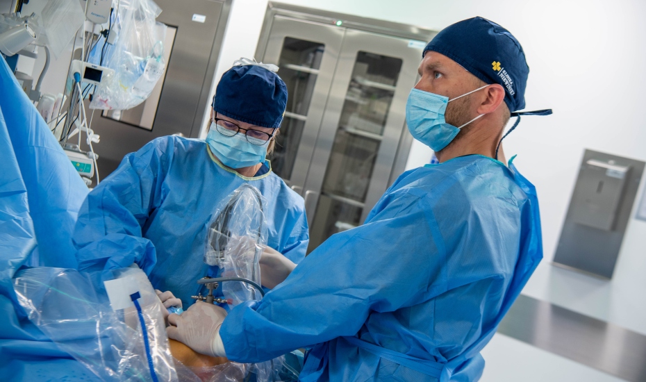 Artroskopia lecznicza (np. usunięcie łąkotki)